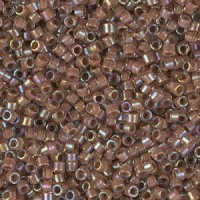 Miyuki delica Beads 11/0 - Ccocoa lined crystal ab DB-1732